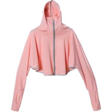 Imagem de Moletom Com Capuz De Manga Comprida Advaed Cooling Shawl Upf 50 Máximo Uv Proteção Solar Mulheres Ao Ar Livre Para Dirigir Ou Viajar Praia Cover Up, A