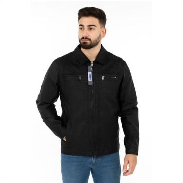 Imagem de Jaqueta Couro Masculina com Gola Polo Frio Moto Motoqueiro - WEBMS, Pr