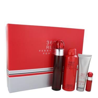 Imagem de Perf.cx.pres.col.masc.perry Ellis 360 Red 100 Ml Edt+7 Ml Edt+200 Ml Des.+90 Mlsabonete Líq.