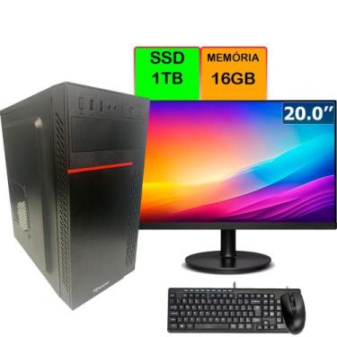 Imagem de Pc Computador Intel I7 3770 16gb Ssd 1tb Monitor Video 4gb Windows 11