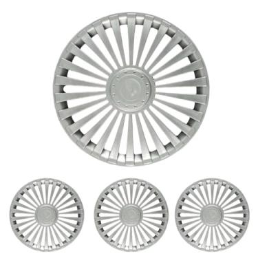 Imagem de Jogo Calota Aro 14 Europa Premium Palio Uno Siena Mobi Strada Fiorino Doblo Argo Idea Punto Cronos Toro Linea Bravo + Selo Resinado