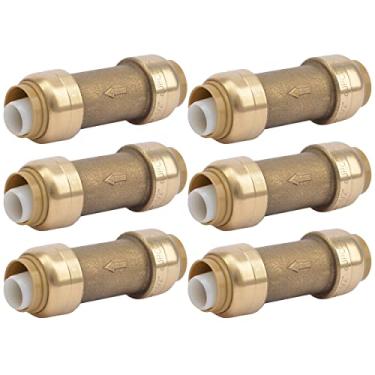 Imagem de SharkBite U2008-0000LF Válvula de retenção de 1/2 polegadas, Pacote com 6