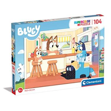Imagem de Clementoni - Bluey Supercolor Puzzle-Bluey-104 Pieces Children 6 Years, Cartoon Jigsaw Puzzle-Made in Italy, Multicoloured, 27169_AB