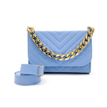 Imagem de Bolsa Clutch Festa Haldrys Detalhes Alça Dourada Fixa e Alça Removivel