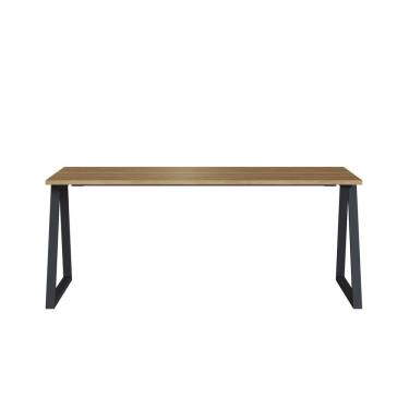 Imagem de Mesa Escrivaninha 160cm Home Office Artesano Concept Nogal/Preto