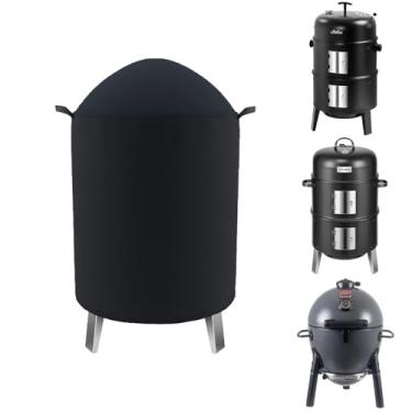 Imagem de Capa para defumador vertical redonda para ambientes externos 40,6 cm, Outvita 43,2 cm e 47 cm, VIVOHOME, Char-Griller AKORN Jr Smoker modelo E86714, Outsunny susici GRILIFE ect maioria dos fumadores