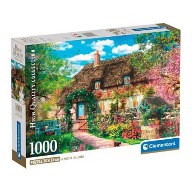 Imagem de Puzzle 1000 Peças Casa Aconchegante - Clementoni 39908 - Grow
