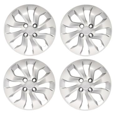 Imagem de Kit 4 Calota Aro 14 Compatível c/Roda Onix Prisma Cobalt - Prata
