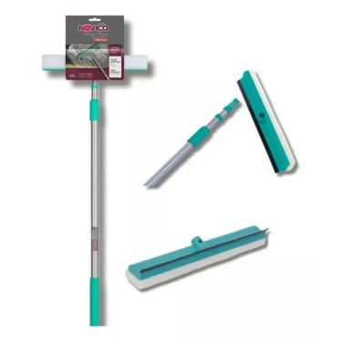 Imagem de Mop Limpa Vidros 2 Em 1: Lava E Seca Com Cabo  Noviça