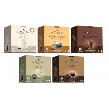 Imagem de Capsula Dolce Gusto Cafe Italle Chocolate Branco Cappuccino Bebidas Lá