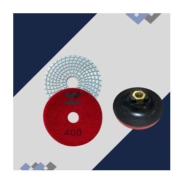 Imagem de Kit Acabamento Porcelanato Mármore Granito 45 graus com 01 lixa diaman