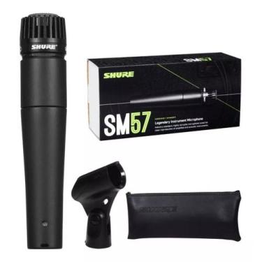 Imagem de Microfone Shure SM SM57LC Legendary Instrument preto - BOC MUSIC