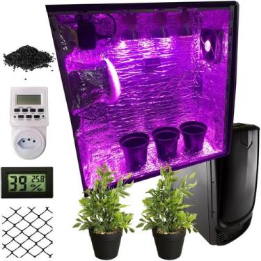 Imagem de Estufa Pc Grow Cultivo Indoor Led Full Spectrum Com Filtro Carvão Ativ