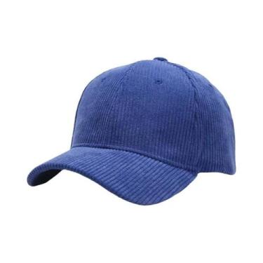 Imagem de Boné de Beisebol de Veludo Unissex - Chapéu Snapback Casual para Outon