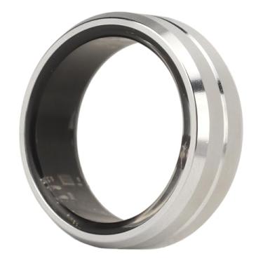 Imagem de Diydeg Anel Inteligente, Rastreador Fitness IP68 à Prova D'água, Bluetooth para Monitoramento do (8 ID: 18,1mm/0.711in, circunferência:)