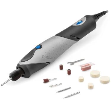 Imagem de Micro Retifica Elétrica Bivolt Kit com 11 Acessórios - F0132050NG000 - DREMEL