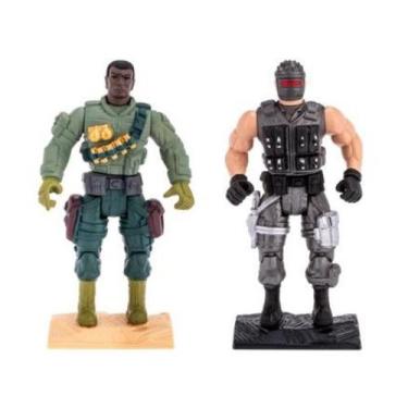 Imagem de Tony Turner x Bad Ninja - SOS Comandos - Cartela com 2 Figuras e Acess