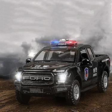 Imagem de Picape policial de liga leve Toy Car em escala 1:32 fundida sob pressã