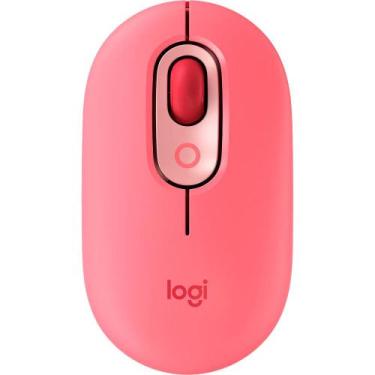 Imagem de Mouse Logitech Pop Mouse - Sem Fio - 4000 Dpi - 4 Botoes - Heartbreake