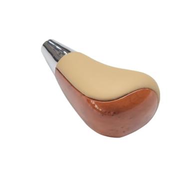 Imagem de Yoegerery Manípulo de câmbio automático de couro para alavanca de câmbio compatível com Toyota Corolla Camry Yaris Rav4 compatível com modelos Lexus is GS LS RX ES
