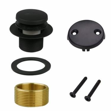 Imagem de Kit de conversão de dreno de banheira Welsan Black Tip Toe Matte Black