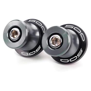 Imagem de BYYINGSUS Parafusos de suporte M8 de alumínio para motocicletas deslizantes compatíveis com Z400 Z500 Z 400 500 Ninja400 Ninja500 SE 2019-2024 2023 (Cinza-500)