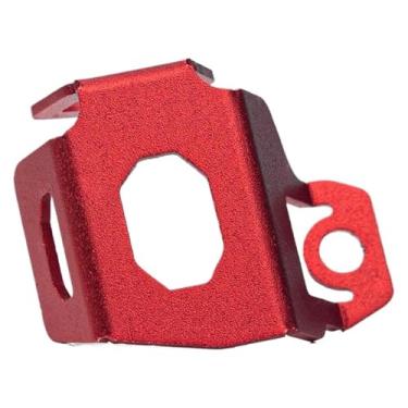 Imagem de Peças de motocicleta Tampa de óleo de freio traseiro acessórios de capa protetora compatíveis com N 400 650 2017-2022 2023 (vermelho)