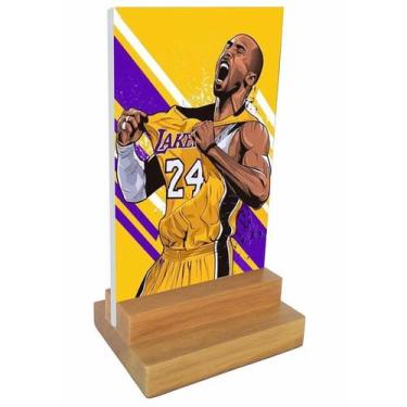 Imagem de Placa E Display De Mesa Decorativa Basquete Kobe Bryant - Visaoled
