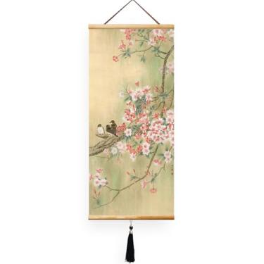 Imagem de EAPEY Impressões de arte de parede japonesa decoração de pendurar em rolo chinês para casa