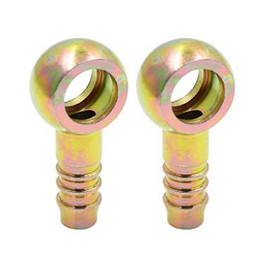 Imagem de X AUTOHAUX Mangueira de 10 mm ID Barb 14 mm Adaptador de linha de combustível para motocicleta carro 2 peças