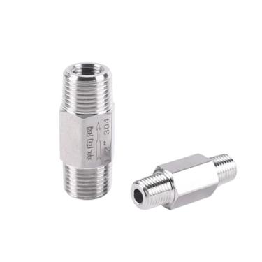 Imagem de Válvula de retenção macho igual de 1/10.2 cm 3/20.3 cm 1/5.2 cm 3/10.2 cm Válvula de retenção macho não unidirecional 304 de aço inoxidável WWECCQIJ (3/20.3 cm)