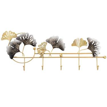 Imagem de Cabide de parede gancho de parede gancho de parede nórdico criativo cabide de toalha (5 ganchos) cabide de gancho de porta