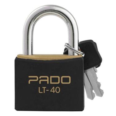 Imagem de Cadeado de Latão 40mm Preto Pado LT-40