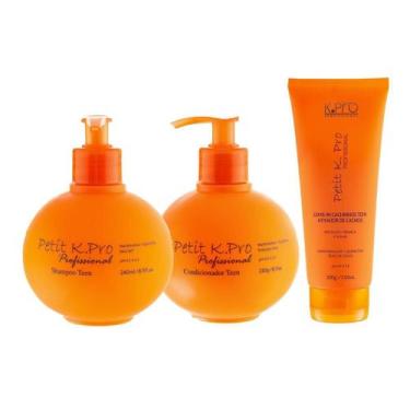Imagem de K.Pro Petit Teen Shamp 240ml + Cond 230ml + Leave-in Cachos