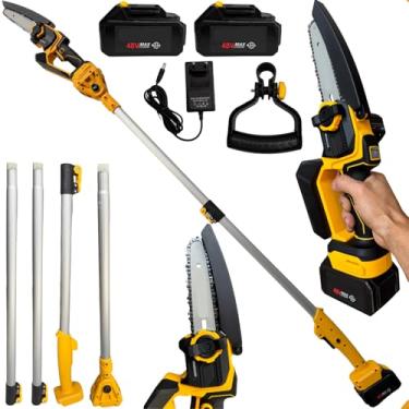 Imagem de Motosserra com extensor 48v Nakasaki De Galhos serra Eletrica Bateria com extensor 3M