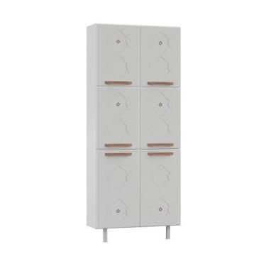 Imagem de Paneleiro Duplo De Aço 80cm Regina Cr6131 Branco - MULTIMOVEIS