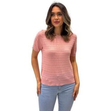 Imagem de Blusa Facinelli Tricot Manga Curta Feminina-Feminino