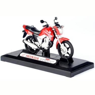 Imagem de Miniatura Moto Honda Cg Titan 150 2014 1:18 California Toys