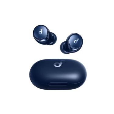 Imagem de soundcore Space A40 da Anker, Fone de Ouvido Bluetooth Sem Fio, ANC Adaptativo, Reduzem 98% do Ruído, 50H de Reprodução, Hi-Res, Ajuste Confortável, Personalização via App e Carregamento Sem Fio, Azul