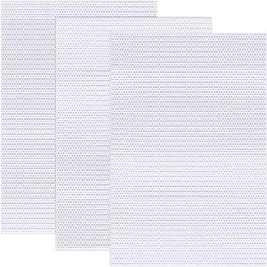 Imagem de Pndeyo 3 folhas de malha branca para olhos de pele de 0,5 mm, tela branca para impressão à prova d'água, folha de lona em PVC para cosplay peludo, adereços de artesanato, fabricação de bonecas