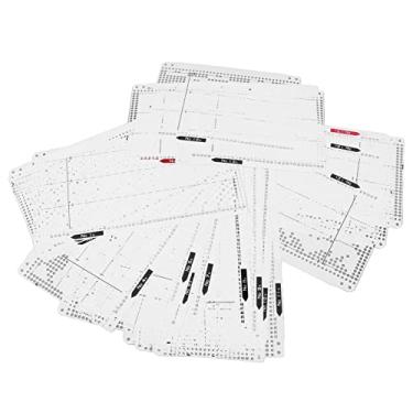 Imagem de Zerodis Máquina de tricô Cartão Perfurado Coleção de Artesanato Costura Bordado Ferramentas de tricô Acessórios Ferramentas de Acessórios Cartões de Padrão de Flor 1 a 20 para da Série Kh86