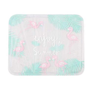 Imagem de Cushion de Inverno Nórdico Cool Seat Cooling Mat Printing Pad para Cadeira Escritório Carro PC Tablet Adulto Criança Pet Dissipação Calor Sujo- Fácil Limpar Macio Confortável Seguro Fluxo Cristal Gelo