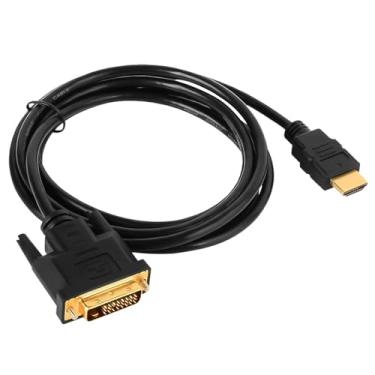 Imagem de QINGLER Cabo adaptador HDMI A para DVI de 1,8 m, bidirecional 1080 DVI-D para HDMI macho para macho, banhado a ouro de alta velocidade para Raspberry Pi, Roku, X-Box One, PS3/4/5, placa gráfica