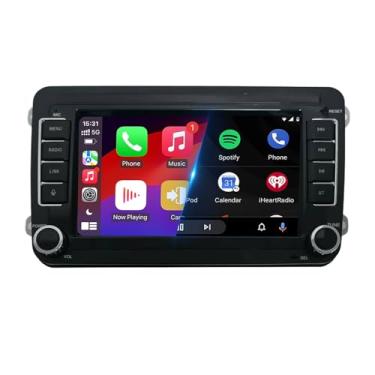 Imagem de pancdesfuy Fast Boot Linux Estéreo automotivo de 7 polegadas compatível com VW Golf 5 6 Passat Jetta Caddy EOS T5 Tiguan Touran CC Polo com CarPlay sem fio/Android Auto FM/AM/RDS Bluetooth SWC DSP de