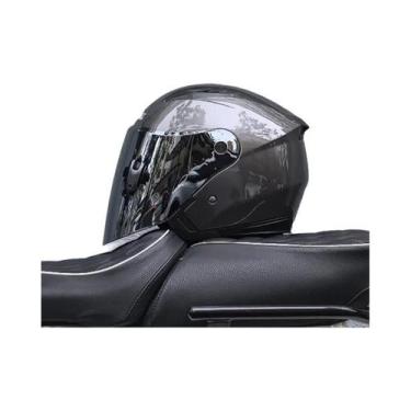 Imagem de Capacete De Motocicleta Unissex Com Dupla Lente Para Quatro Estações P