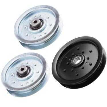 Imagem de SCBHWJ J OHN Deere AM135526/AM128118/AM143737 AM136693 Polia plana P ulley compatível com cortador de grama J OHN Deere Zero Turn Z245 Z255 Z355E Z425 Z435 Z445 com 121,99 cm 137 Deck de 2 cm