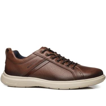 Imagem de Sapatênis Pegada Masculino em Couro Pinhão 112203-04-Masculino