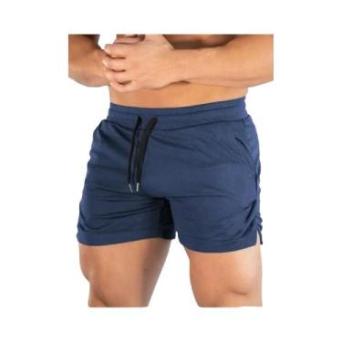 Imagem de Bermuda Esportiva Masculina plus Size Em Malha Respirável, Tendência D