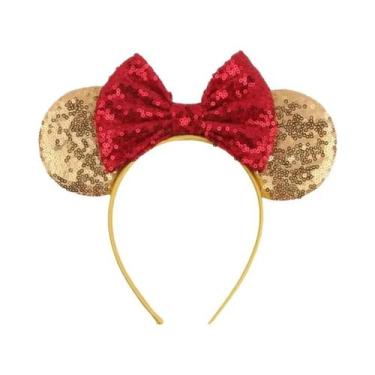 Imagem de Tiara De Orelhas De Rato Leopardo Da Disney Para Meninas, Faixa De Cab