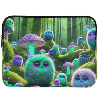 Imagem de Linda capa para notebook com estampa de monstro floresta, fofa, fofa, universal, 14, capa para laptop 13